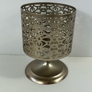 Bath & Body Shop Bronze Candle Holder